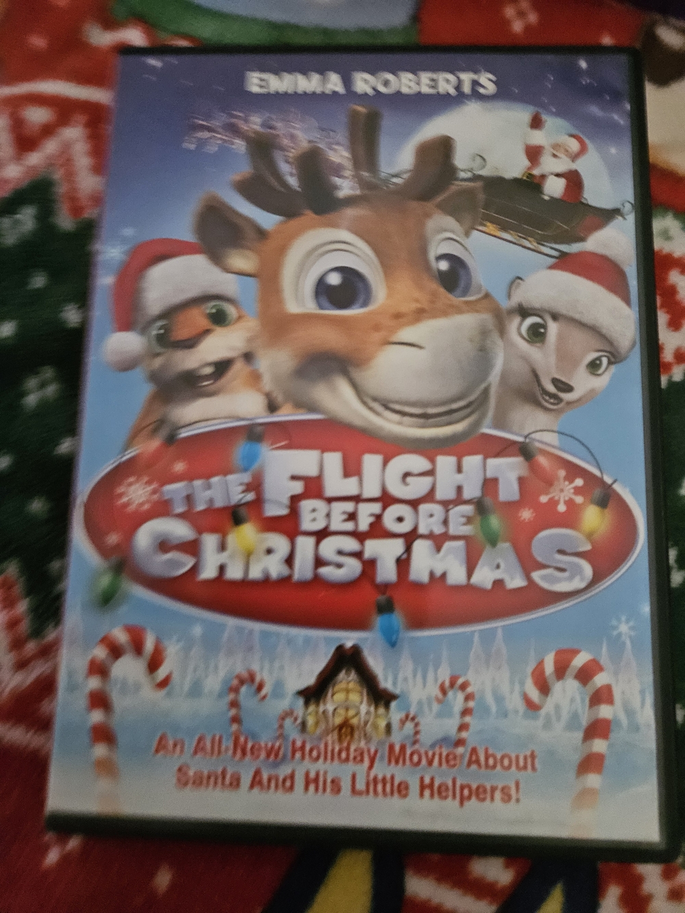 🍿2 For $8🍿The Flight Before Christmas Holiday DVD - Blue Cover